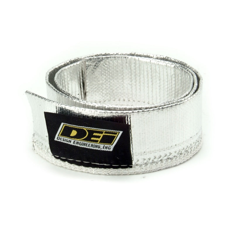 DEI Heat Sheath 1-1/4in I.D. x 3ft - Aluminized Sleeving - Sewn Edge - 10404