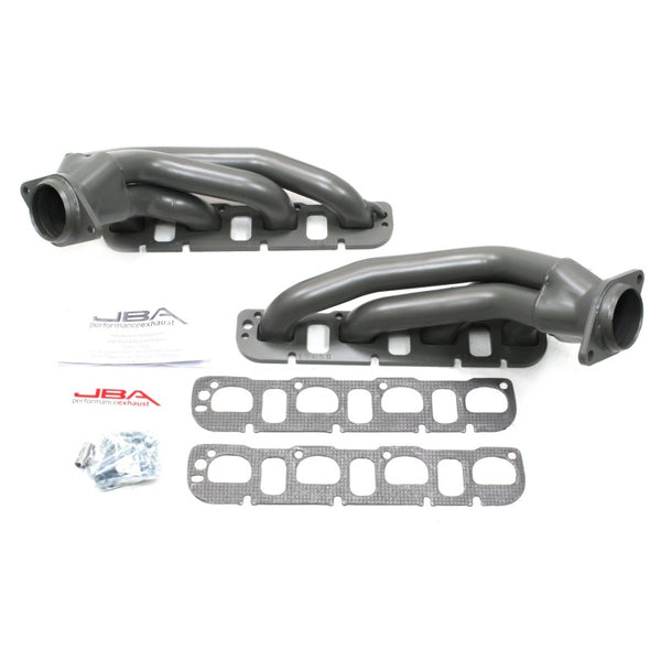 JBA 05-14 Chrysler 6.1/6.4L HEMI 1 7/8in Primary Ti Ctd Cat4Ward Header - 1965SJT for 2006-2014 Dodge Charger - front view