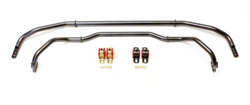 BMR 13-15 Chevrolet Camaro Front & Rear Hollow 29mm Adj. Sway Bar Kit w/ Bushings - Black Hammertone - SB039H