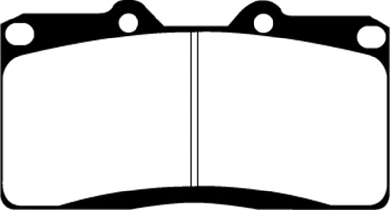 EBC 91-93 Dodge Stealth 3.0 4WD Redstuff Front Brake Pads - DP31097C