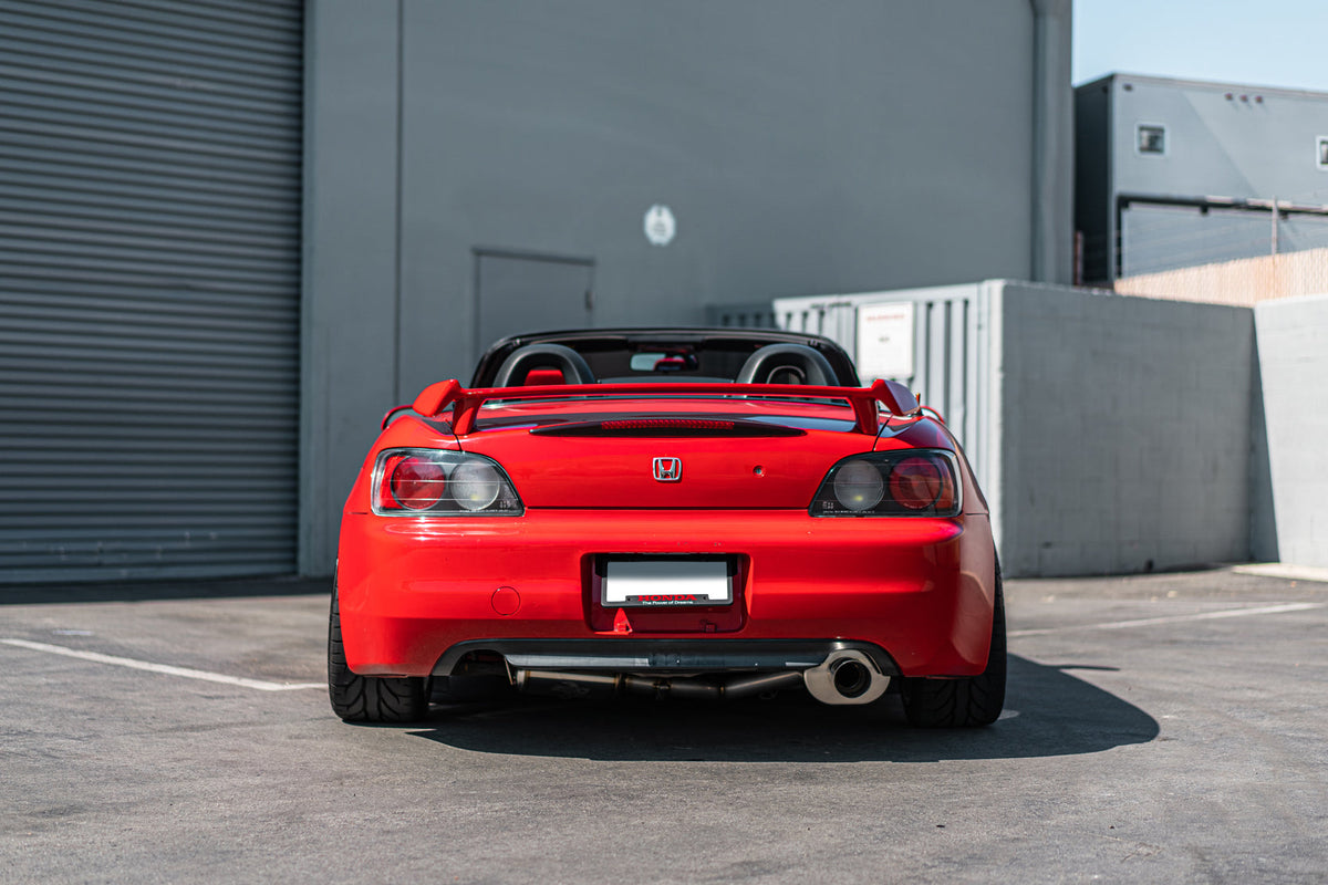Remark 2000-2009 Honda S2000 Single Exit Cat-Back System w/Stainless Steel Tip - RK-C1063H-05Z