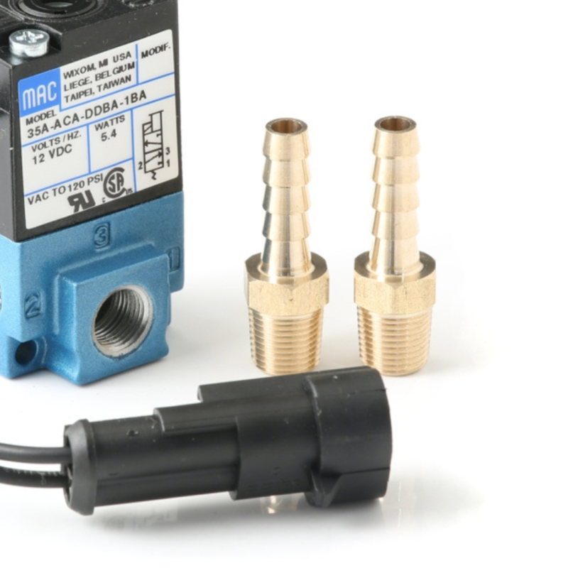 GFB G-Force Solenoid Includes 2 Hosetails - 3835 by Go Fast Bits - installed view