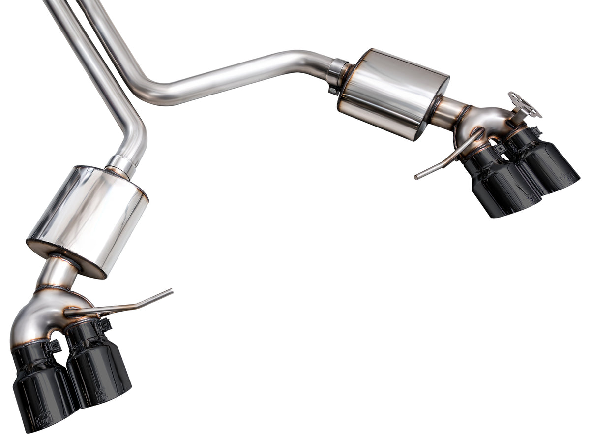 AWE Tuning 19-21 Porsche Macan 3.0T/2.9TT Touring Edition Catback Exhaust w/ Diamond Black Tips - 3015-43951