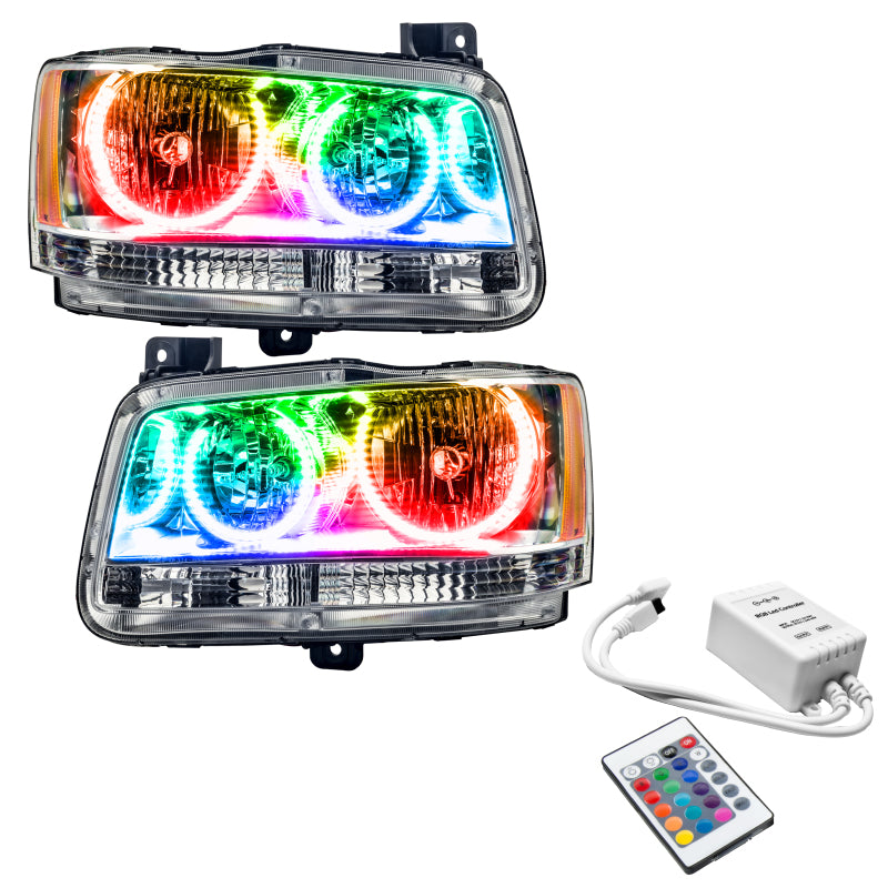 Oracle 08 Dodge Magnum SMD HL - Chrome - ColorSHIFT w/ Simple Controller - 8901-504