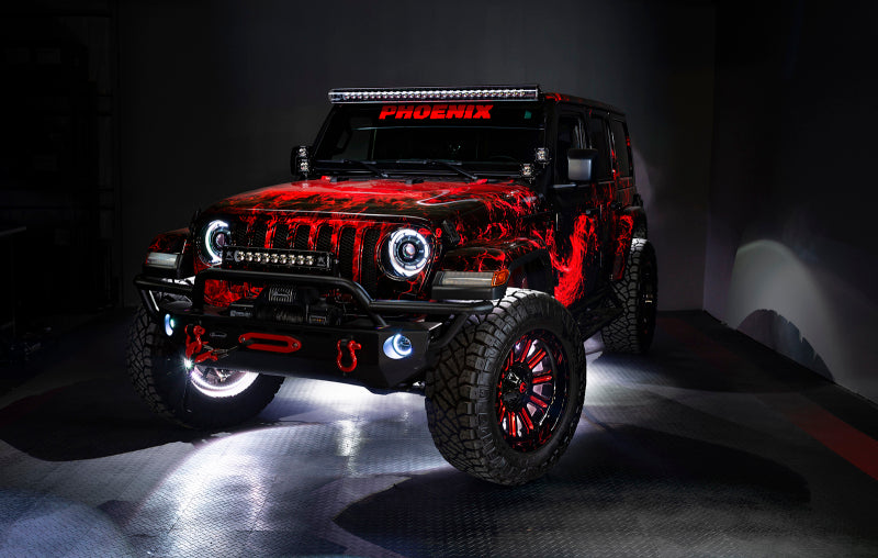Oracle Jeep Wrangler JK/JL/JT High Performance W LED Fog Lights - ColorSHIFT - Dynamic SEE WARRANTY - 5846-332
