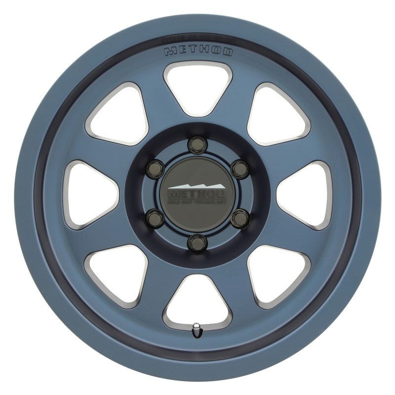 Method MR701 17x8.5 0mm Offset 6x5.5 106.25mm CB Bahia Blue Wheel - MR70178560600 by Method Wheels - front view