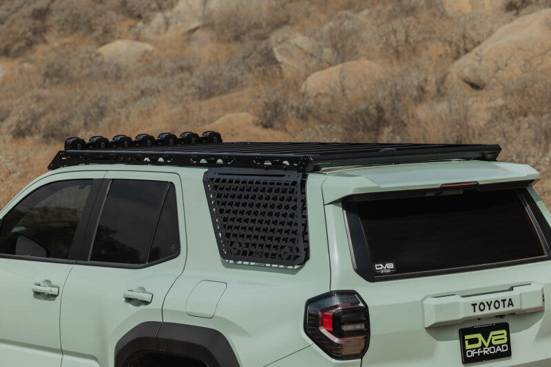 DV8 25-26 Toyota 4Runner Exterior Window Molle for DV8 Roof Rack - Driver - RRTF3-02EMD