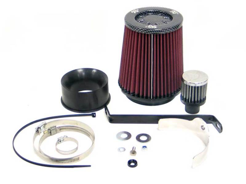 K&N Performance Intake Kit VW BEETLE 1.8L 20V TURBO L4 150BHP - 57-0432 for 2001-2005 Volkswagen Beetle - front view