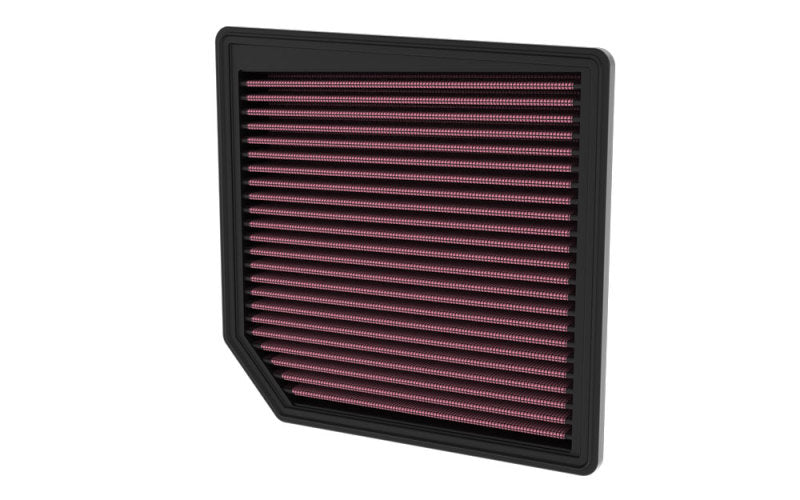 K&N 22-23 Maserati Ghibli L4-2.0L Replacement Air Filter - 33-3182 by K&N Engineering - front view