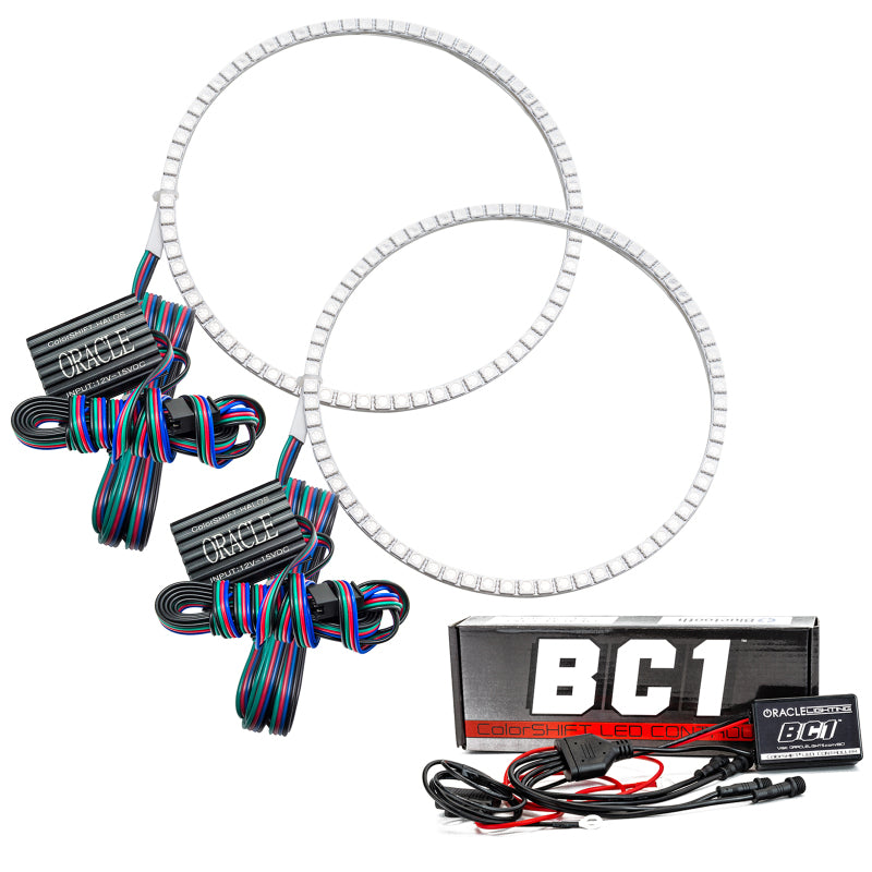 Oracle Jeep Wrangler JL/JT LED Surface Mount Headlight Halo Kit - w/ BC1 Controller SEE WARRANTY - 1214-335