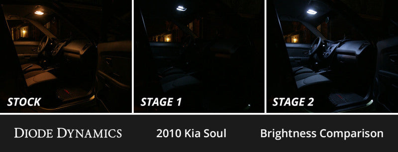 Diode Dynamics 14-19 Kia Soul Interior LED Kit Cool White Stage 2 - DD0534