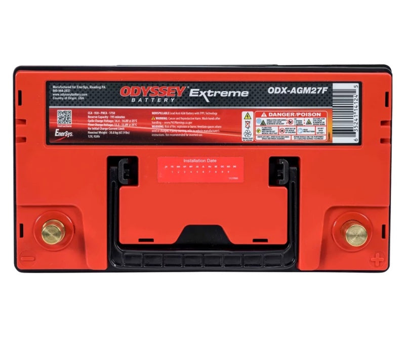 Odyssey Battery Heavy Duty & Commercial Extreme AGM Battery (NSB-AGM27F) - ODX-AGM27F