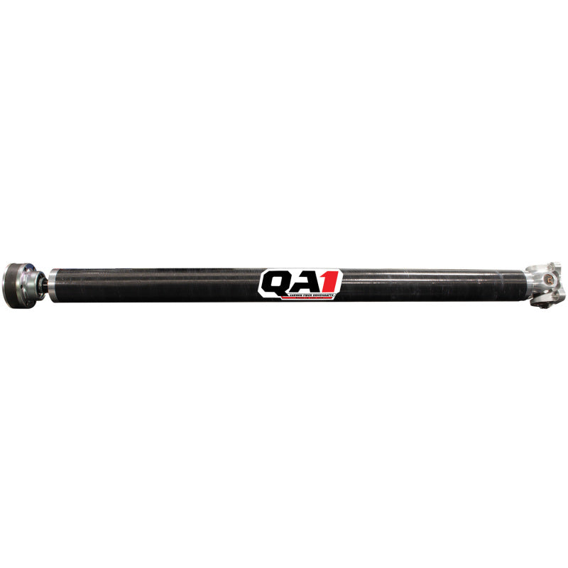 QA1 11-14 Ford Mustang GT (SFI) 3.3in REV Series Carbon Fiber Driveshaft - JJ-21210 for 2011-2014 Ford Mustang - angle view