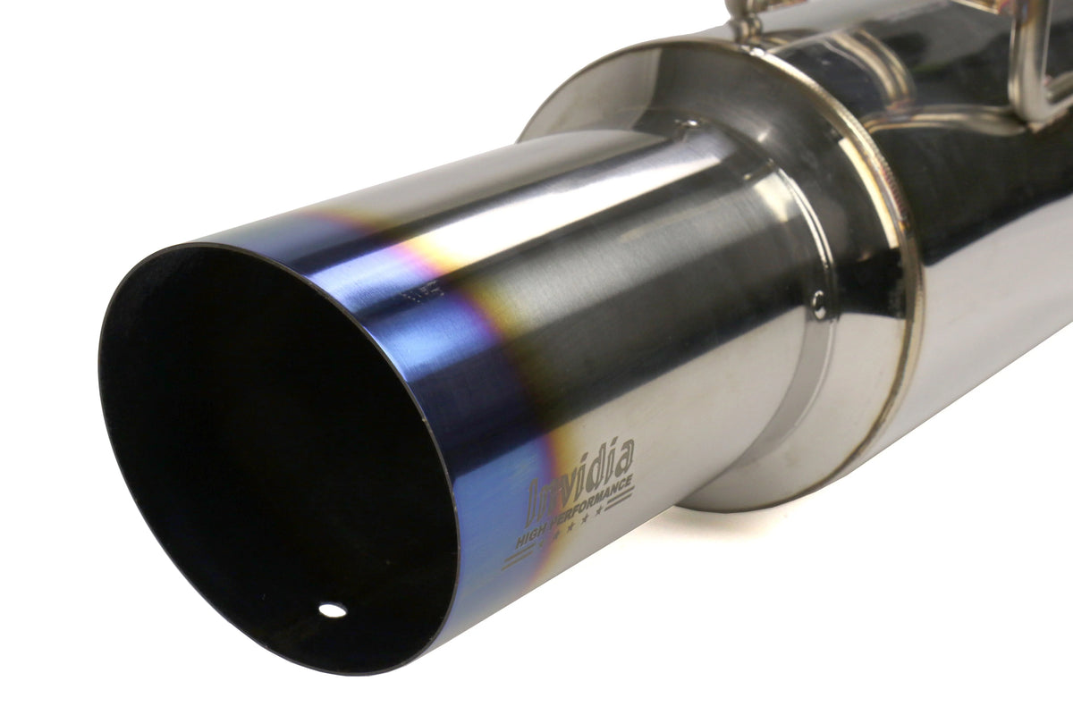 Invidia 12-15 Honda Civic Si Sedan N1 Titanium Tip 76mm Cat-Back Exhaust - HS12HC4STT