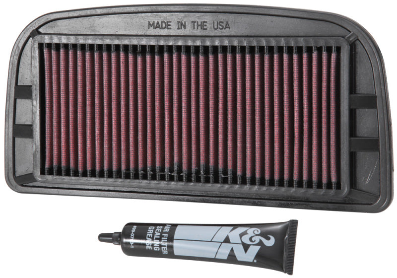 K&N 02-03 Yamaha YZF R1 998 Replacement Air Filter - YA-1002 for 2002-2003 Yamaha YZF-R1 - front view
