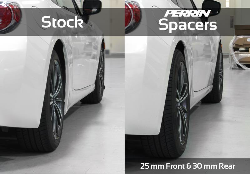 Perrin Subaru 5x100 30mm Wheel Spacers (One Pair) - PSP-WHL-031BK