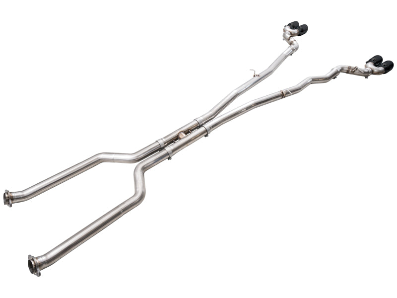AWE BMW G90/G99 M5 Track Edition Catback Exhaust - Diamond Black Tips - 3020-43790