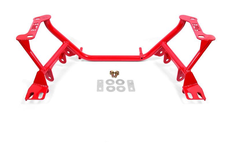 BMR 96-04 New Edge Mustang K-Member Coilover Version / Motor Plate Version - Red - KM740R for 1996-2004 Ford Mustang