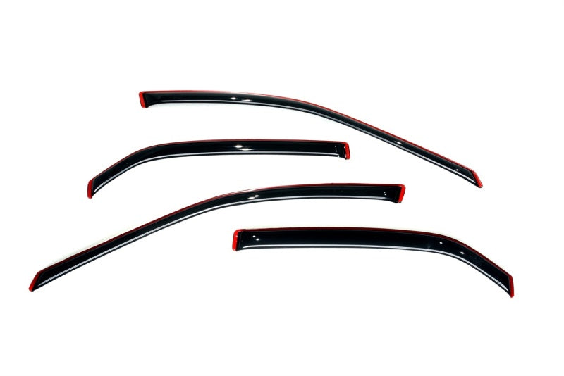 AVS 98-02 Honda Accord Ventvisor In-Channel Front &amp; Rear Window Deflectors 4pc - Smoke - 194959