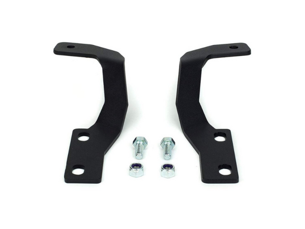 Cali Raised 10-24 Toyota 4Runner Low Profile Led Ditch Light Brackets Kit - Brackets Only - CR2346 - front view