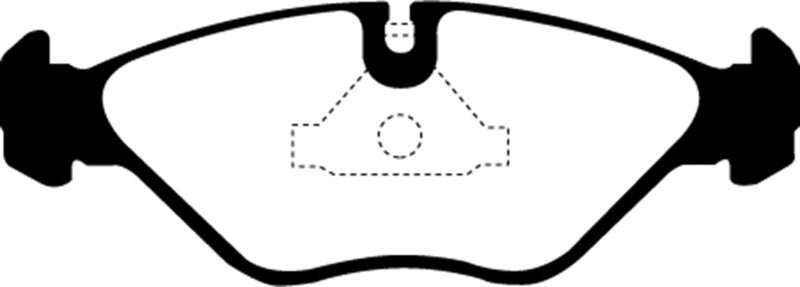 EBC 90-98 Saab 9000 2.0 Ultimax2 Front Brake Pads - UD403 for 1988-1998 Saab 9000 - detail view