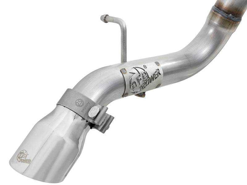 aFe MACH Force-Xp 2.5in 409SS Axle-Back Hi-Tuck Exh Sys w/ Pol Tip 18-20 Jeep Wrangler (JL) V6 3.6L - 49-48075-P
