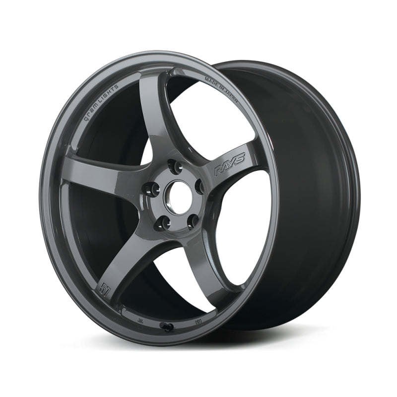 Gram Lights 57CR 18x9.5 +22 5x114.3 Glossy Gray Wheel - WGCRX22EAG