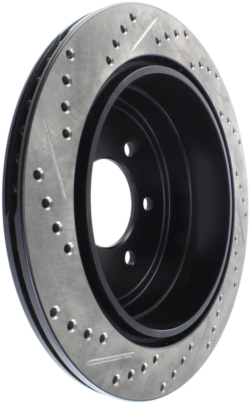 StopTech 04-09 Ford F150 / 06-08 Lincoln Mark LT Rear Left Slotted &amp; Drilled Rotor - 127.65102L