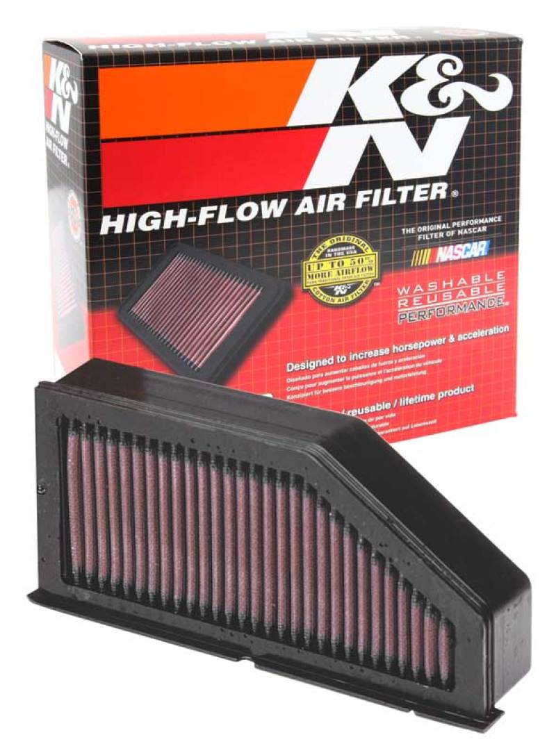 K&amp;N 97-08 BMW K1200RS/LT/C/GT 8.313in OS Length / 3.875 OS Width / 1.938in H Replacement Air FIlter - BM-1299