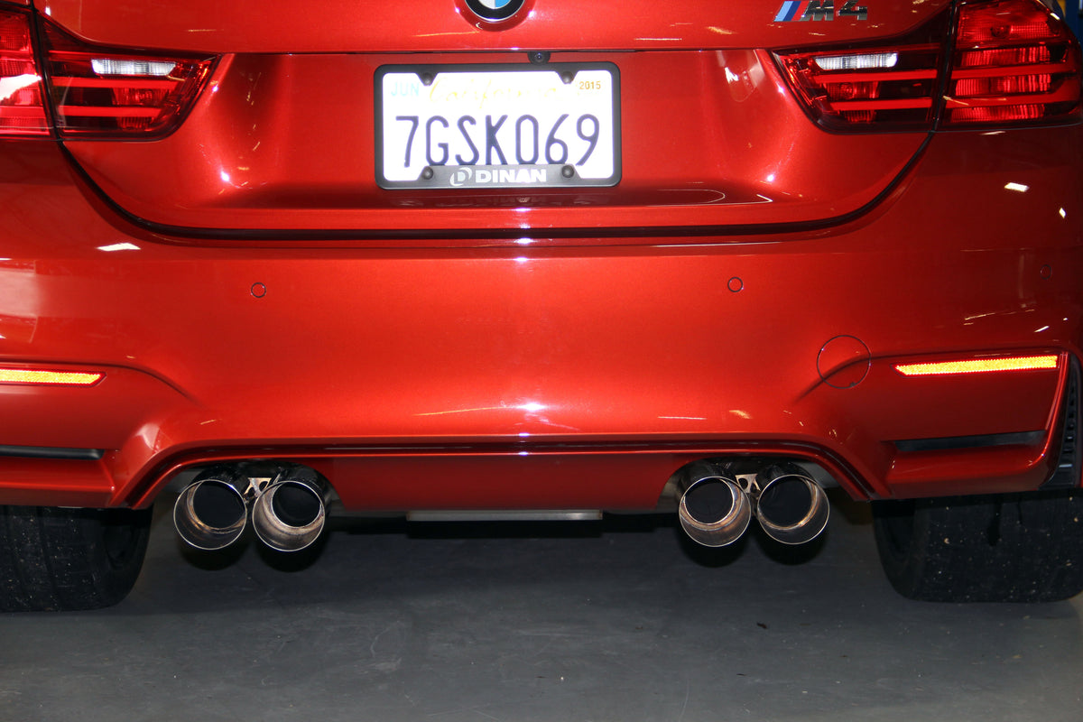 Dinan - Free Flow Axle-Back Exhaust - 2015-2020 BMW M3/M4 - D660-0050-BLK