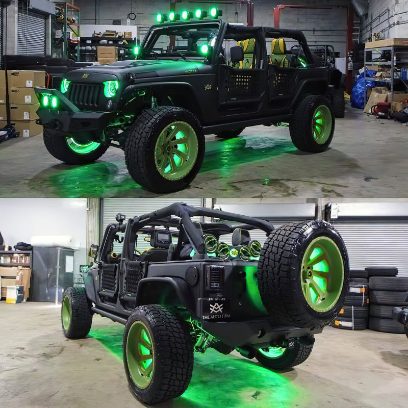 Oracle 7in High Powered LED Headlights - Black Bezel - Dynamic - Dynamic SEE WARRANTY - 5769-332