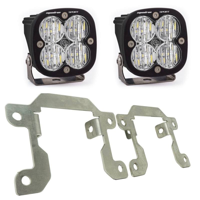 Baja Designs 2019 Ford Ranger Squadron Sport Fog Pocket Kit - 447607