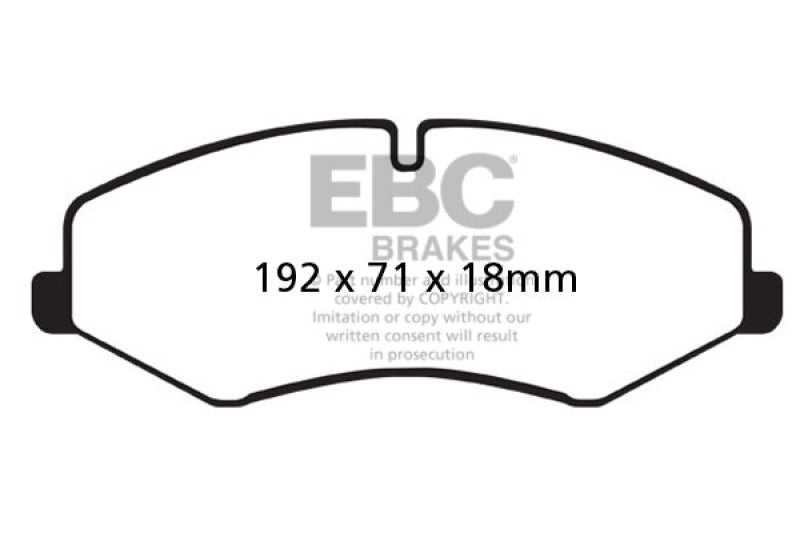 EBC 10-14 Land Rover LR4 5 Ultimax2 Front Brake Pads - UD1425