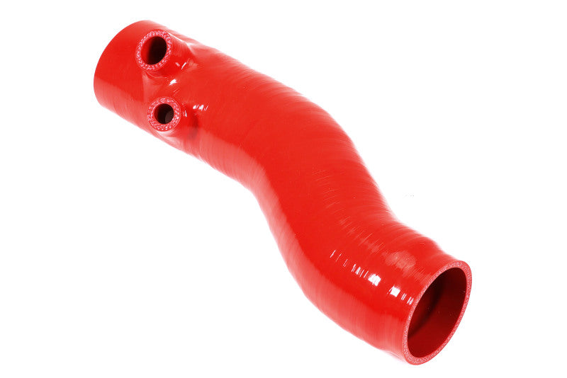 Perrin 2022+ Subaru WRX Long Type Turbo Inlet Hose  - Red - PSP-INT-427RD by Perrin Performance - rear view