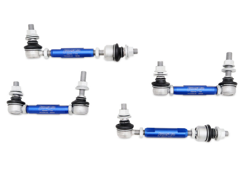 SuperPro 03-24 Toyota 4Runner HD Adjustable End Link Set (TRC1285L + TRC1285V) - TRCLNKSET11