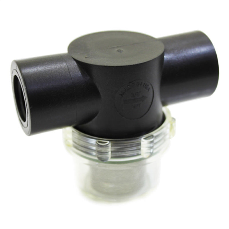Snow Performance Water/Meth Filter w/-4AN Fittings - SNO-82204-BRD by Snow Performance - front view