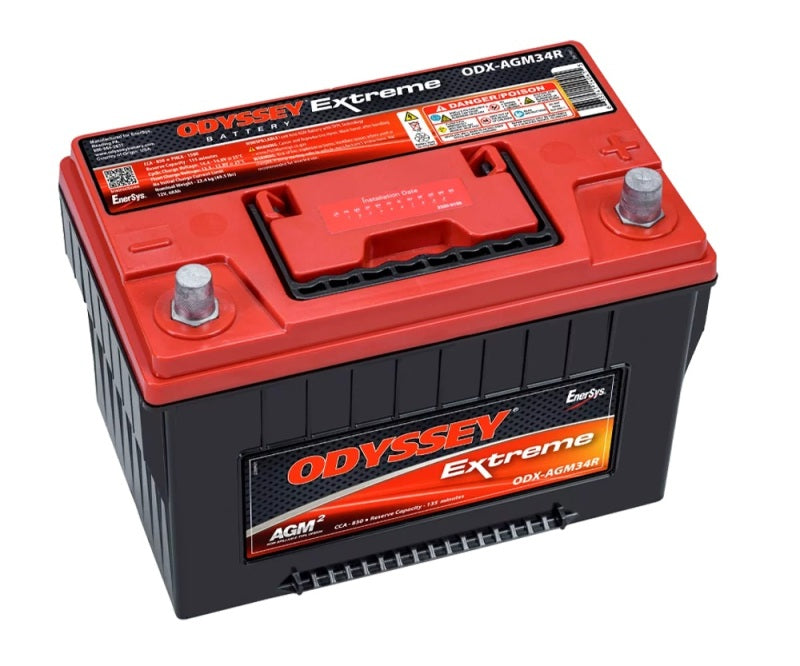 Odyssey Battery Auto/Truck/Heavy Duty &amp; Commercial Extreme AGM Battery (34R-PC1500T) - ODX-AGM34R