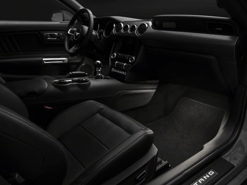 Raxiom 15-23 Ford Mustang LED Footwell Lighting Kit- White - 393504 - angle view