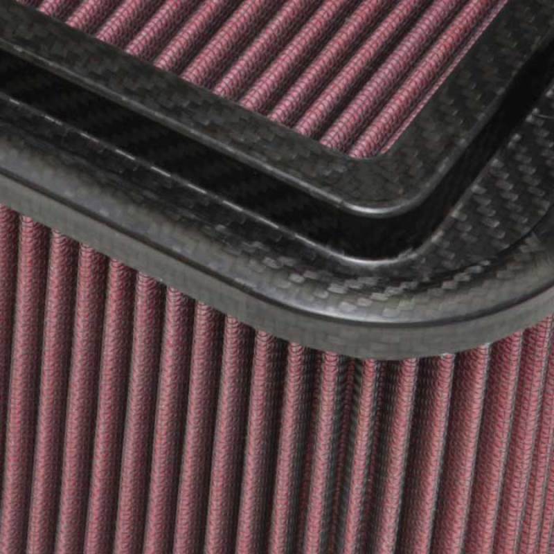 K&N Custom Racing Assembly 19in x 6.5in Carbon Fiber Air Filter - 100-8570
