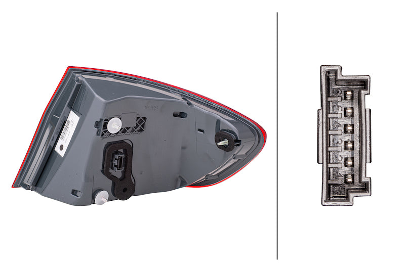 Hella 2011-2016 BMW 528i Left Outer Tail Light - 011144331