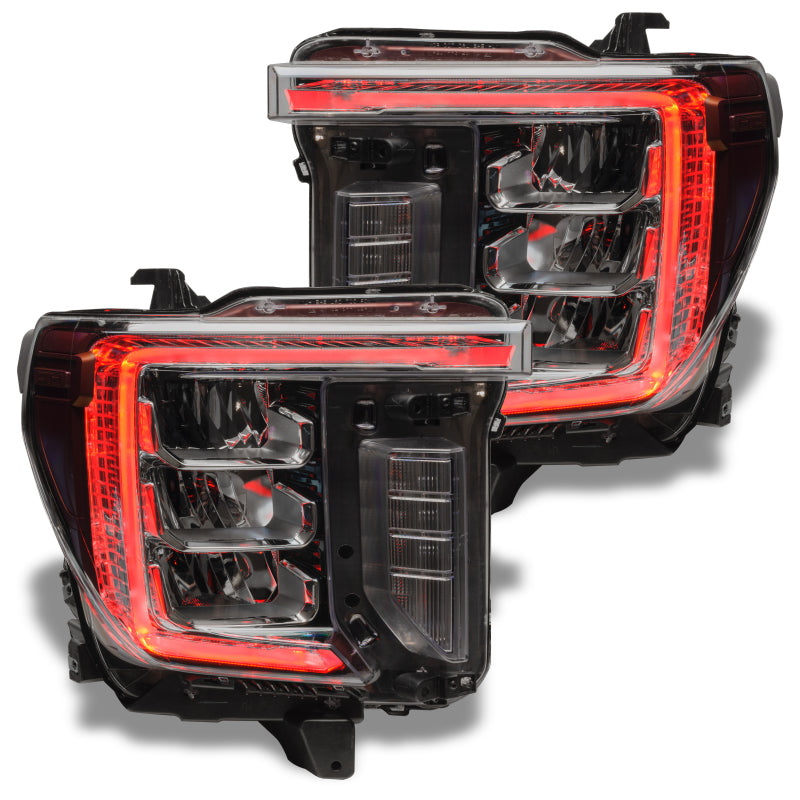 Oracle 20-21 GMC Sierra 2500/3500 HD RGB+W Headlight DRL Upgrade Kit - ColorSHIFT 2 SEE WARRANTY - 1451-333