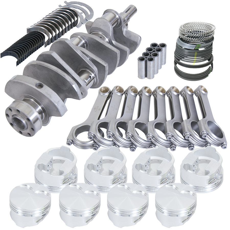 Eagle Ford 4.6L 2 Valve Windsor Block Competition Rotating Assembly Kit - 5.950in H-Beam +.020 Bore - 14404W020 - front view