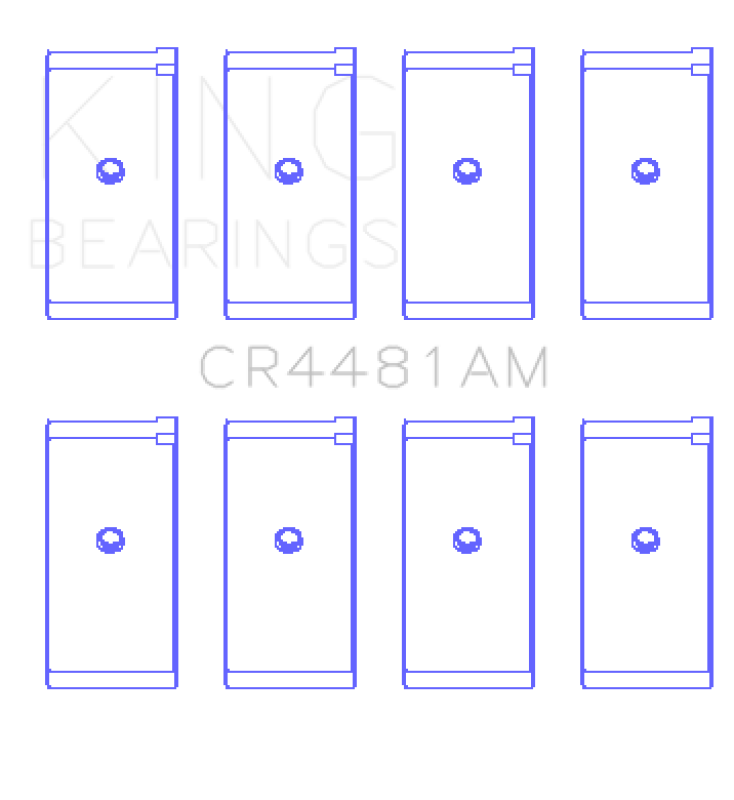 King Engine Bearings Mitsubishi G32/G63 (Size +0.75mm) Connecting Rod Bearing Set - CR4481AM0.75