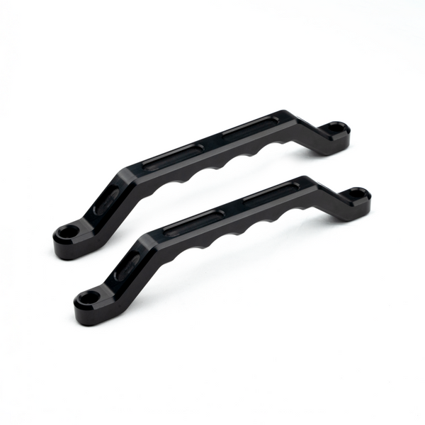 Cali Raised Roof Rack Grab H/le - Black - CR3951 - front view