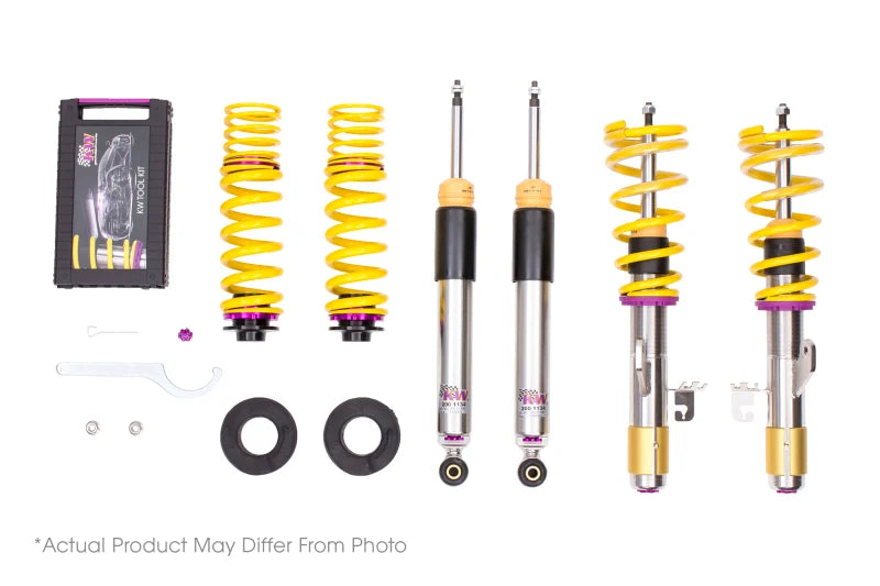 KW Coilover Kit V3 Audi 80/90 (S2Q/951K) M12 Bolt - 35210914