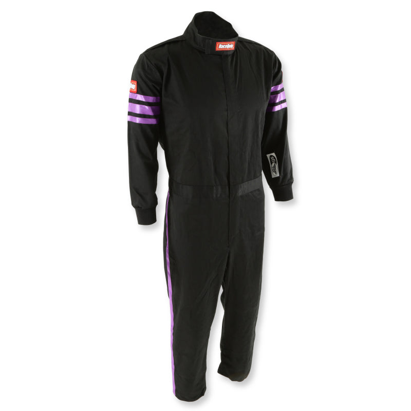 RaceQuip Purple Trim SFI-1 JR. Suit - Kids XL - 1950596RQP