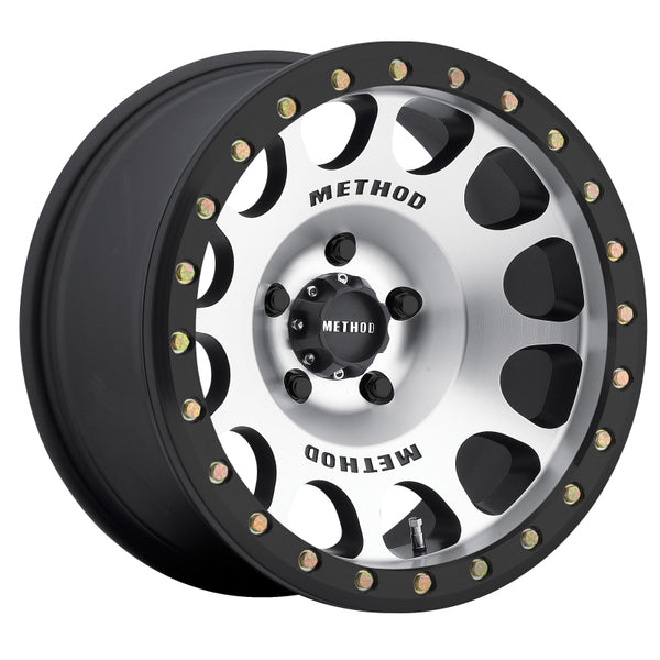 Method MR105 Beadlock 17x9 -38mm Offset 6x5.5 108mm CB Machined w/Matte Black Ring Wheel - MR10579060338B by Method Wheels