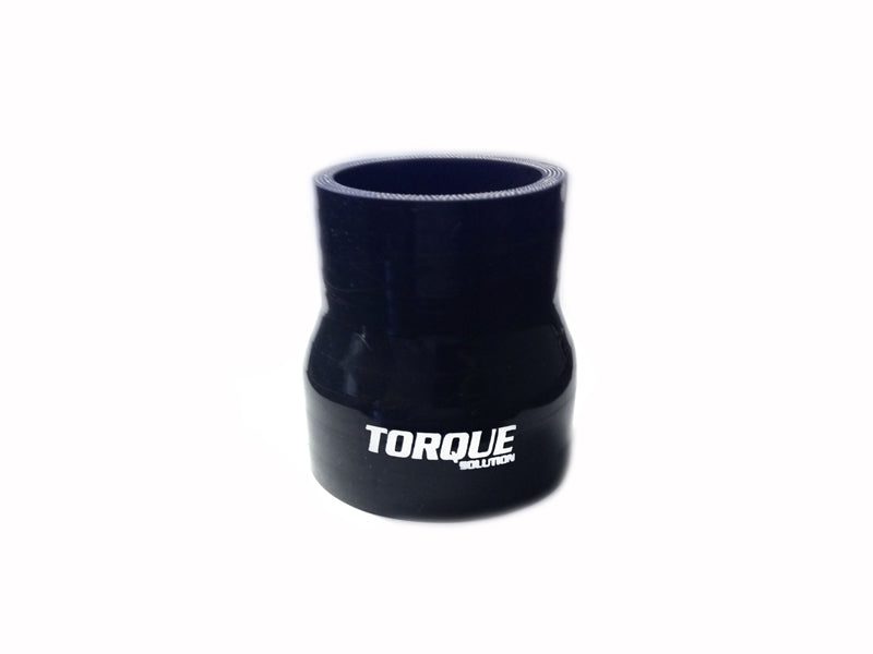 Torque Solution Transition Silicone Coupler: 2 inch to 2.5 inch Black Universal - TS-CPLR-T225BK