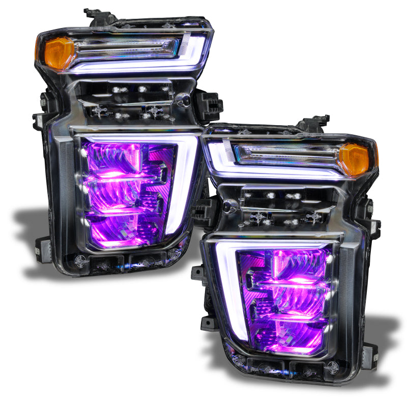 Oracle 20-21 Chevy Silverado HD 2500RGB Headlight Demon Eye Kit - w/o Controller SEE WARRANTY - 1453-334