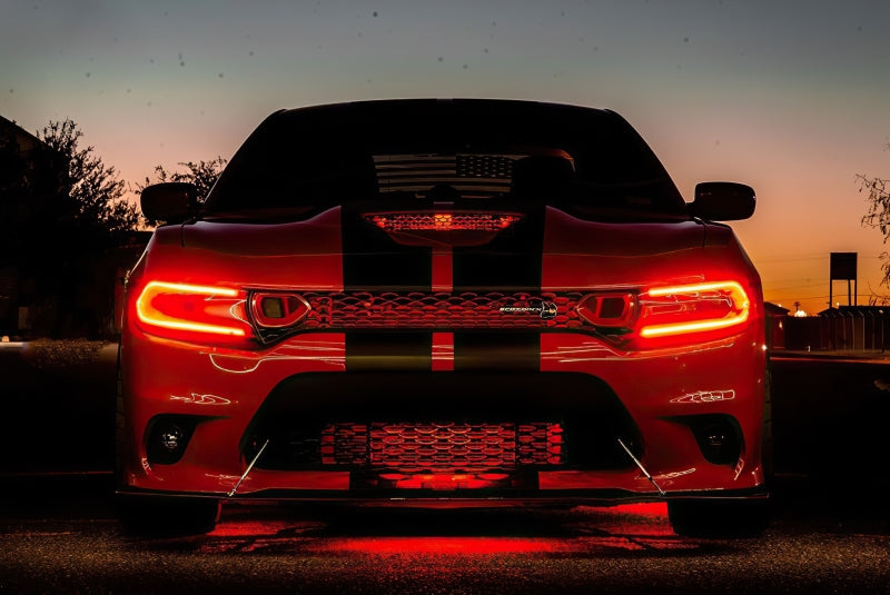 Oracle 15-21 Dodge Charger RGB+W DRL Headlight DRL Upgrade Kit - ColorSHIFT SEE WARRANTY - 1443-330